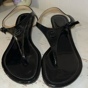 Michael Kors patent leather sandals size 7